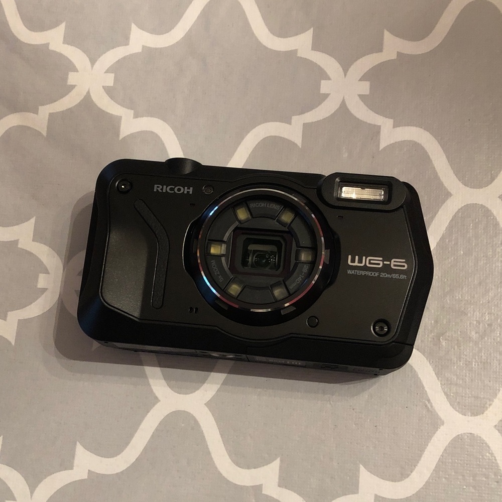 WG-6 Rugged Waterproof Digital Camera - Black